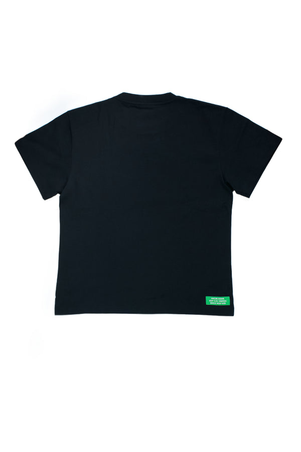 Donia Represent Schwarzes T-Shirt