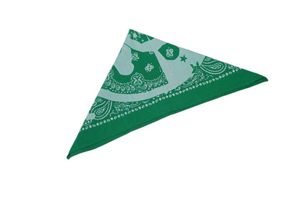 Donia  Nature-Green  Bandana -  Dark Green.