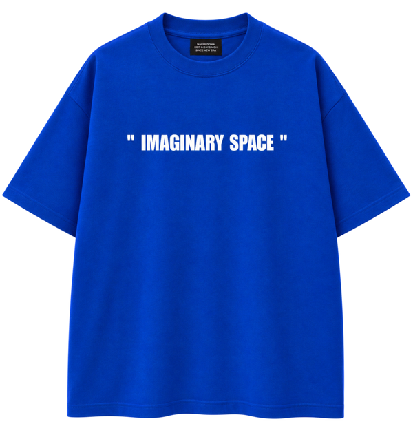 IMAGINARY SPACE TEE-BLUE