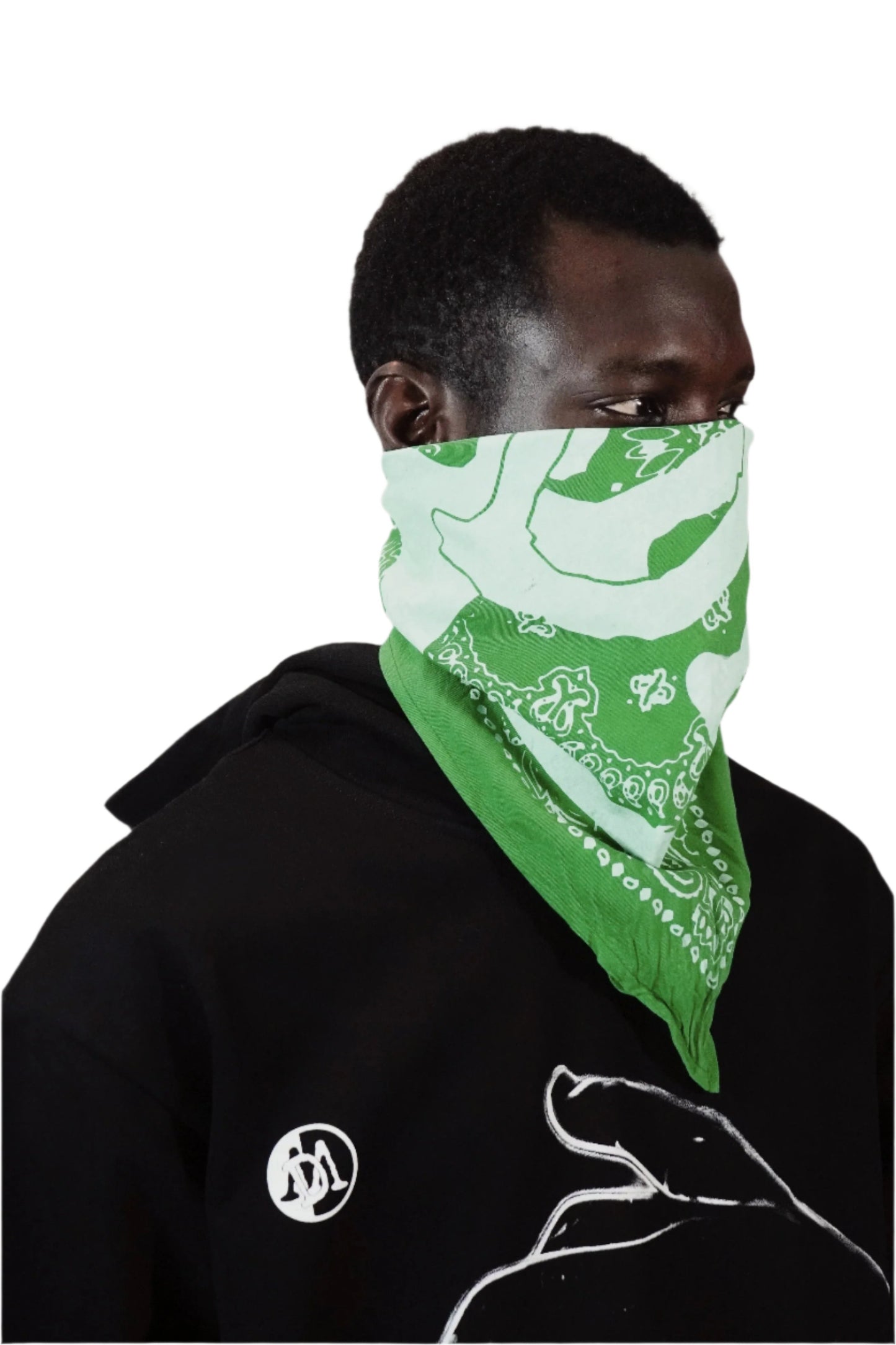 Donia  Nature-Green  Bandana -  Dark Green.